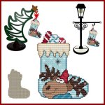 (image for) Christmas Stocking - Moose